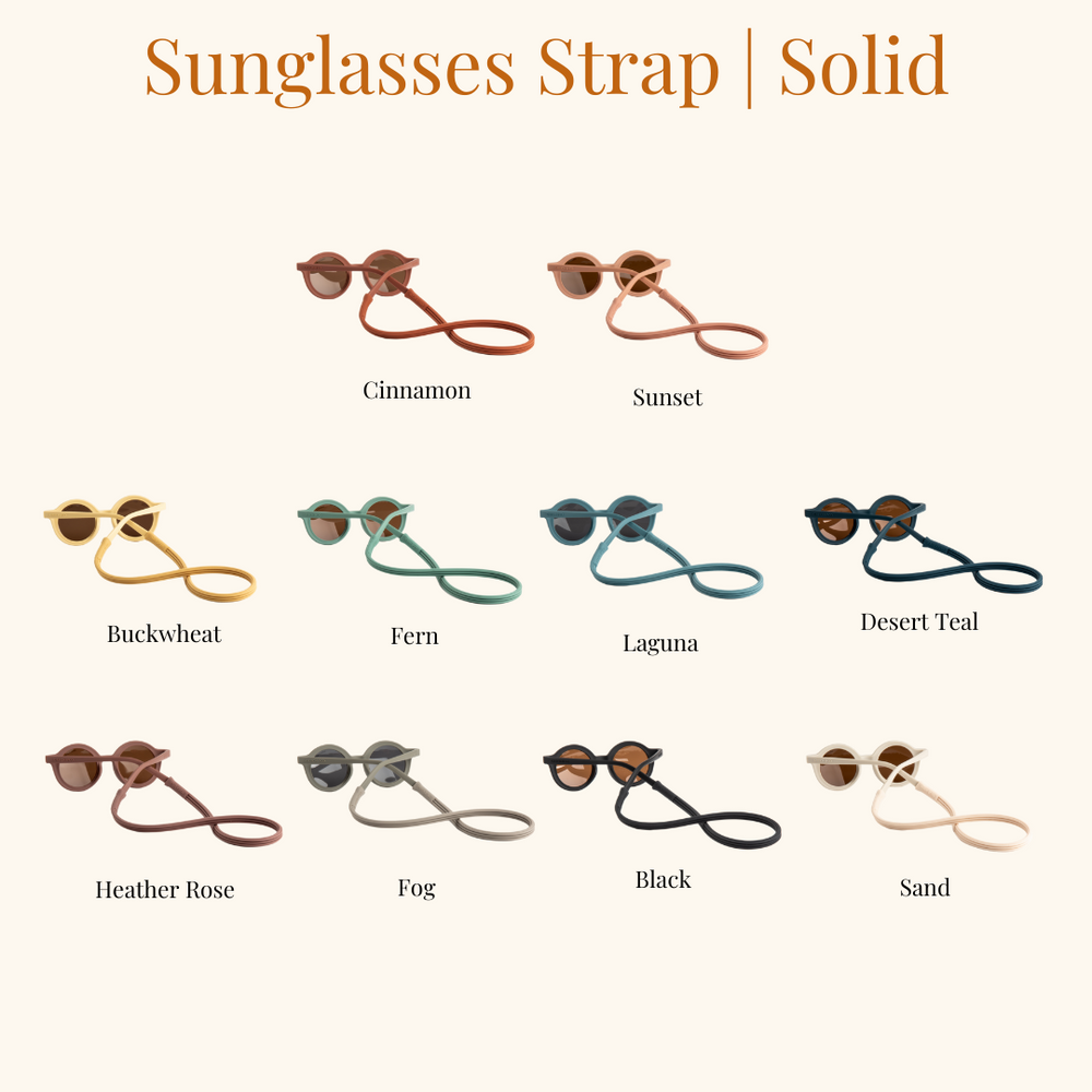 Sunglasses Strap - Solid - Black