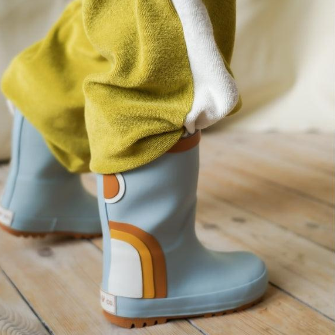 Light blue 2025 rain boots