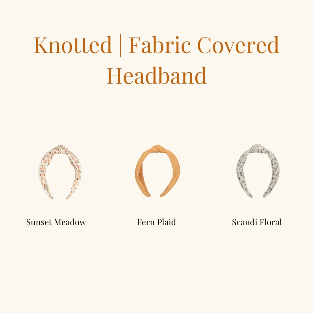 Knotted | Fabric Covered Headband - Buckwheat