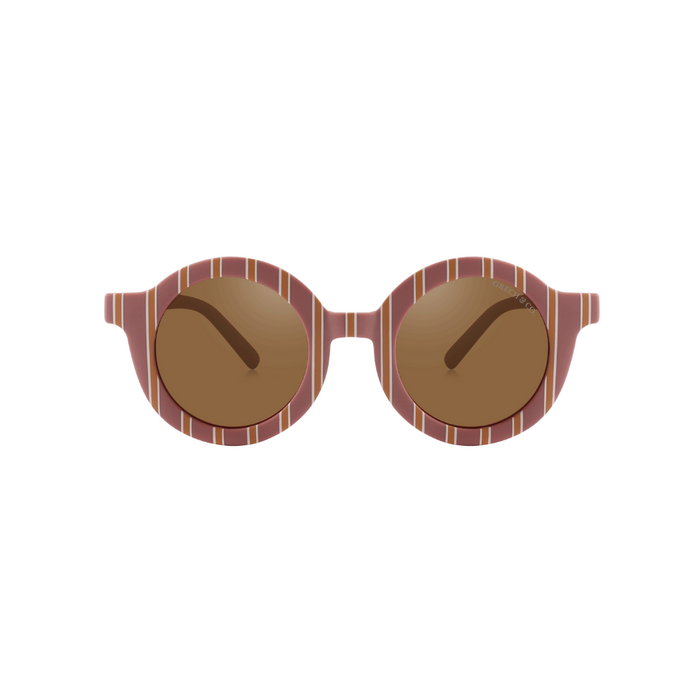 Original Round | Bendable & Polarized Sunglasses - Vintage Stripes