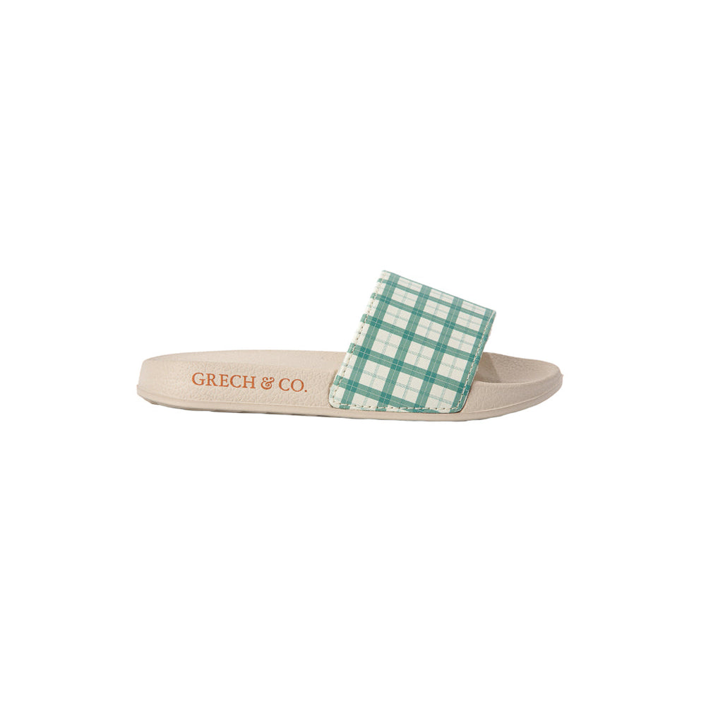 Slide Sandal | Patterns - Fern Plaid