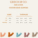 GRECH & CO. Indoor Shoe Slippers Socks Sunset