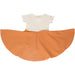GRECH & CO. Open Heart Twirl Dress | GOTS Clothing Creamy White,Sienna