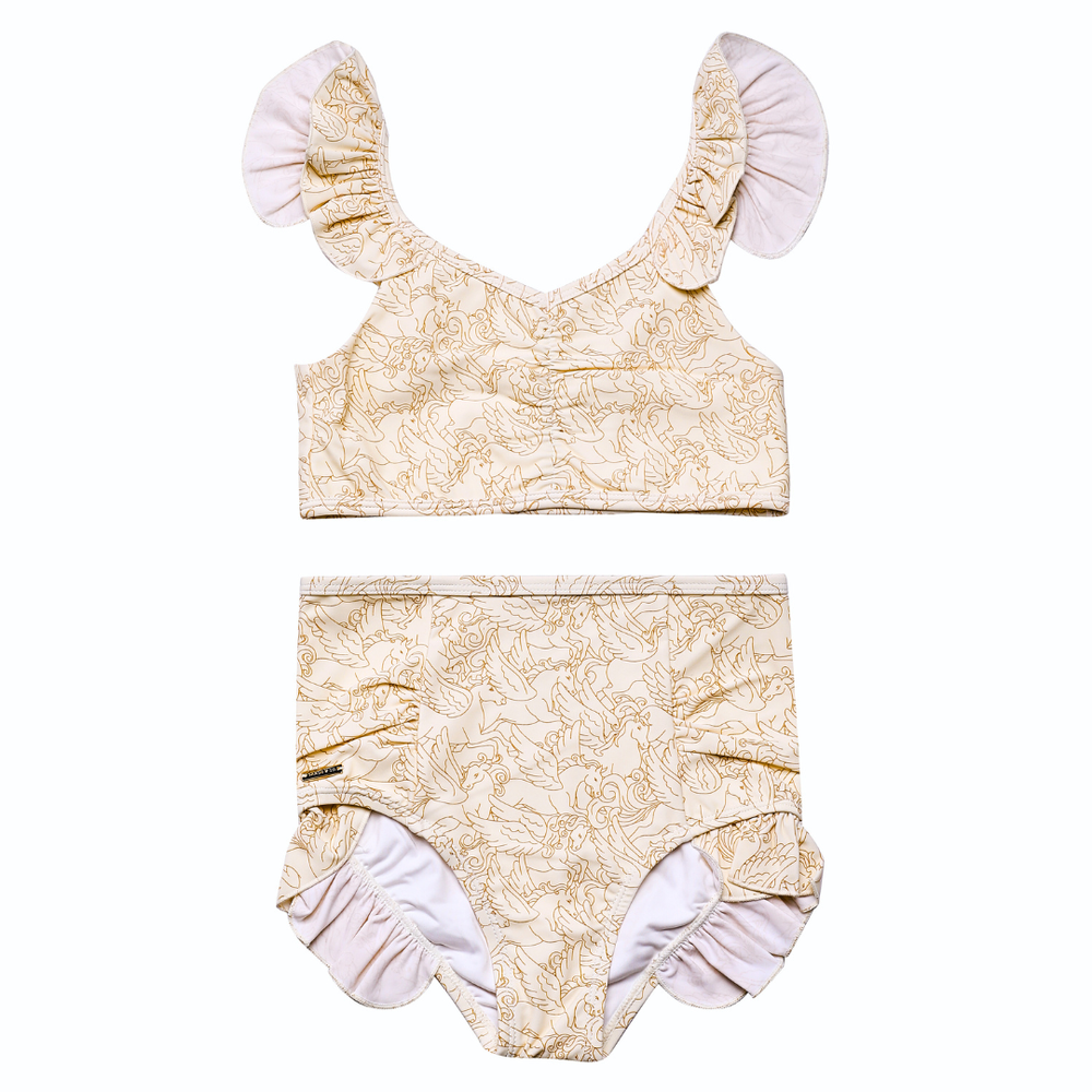 Ruffle 2 Piece Bikini | UPF + Recycled - Pegasus