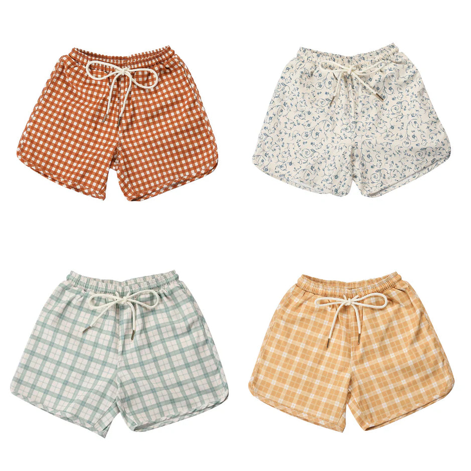 Swim Trunks | UPF + Recycled - Sienna Gingham | Pre-Order SS27