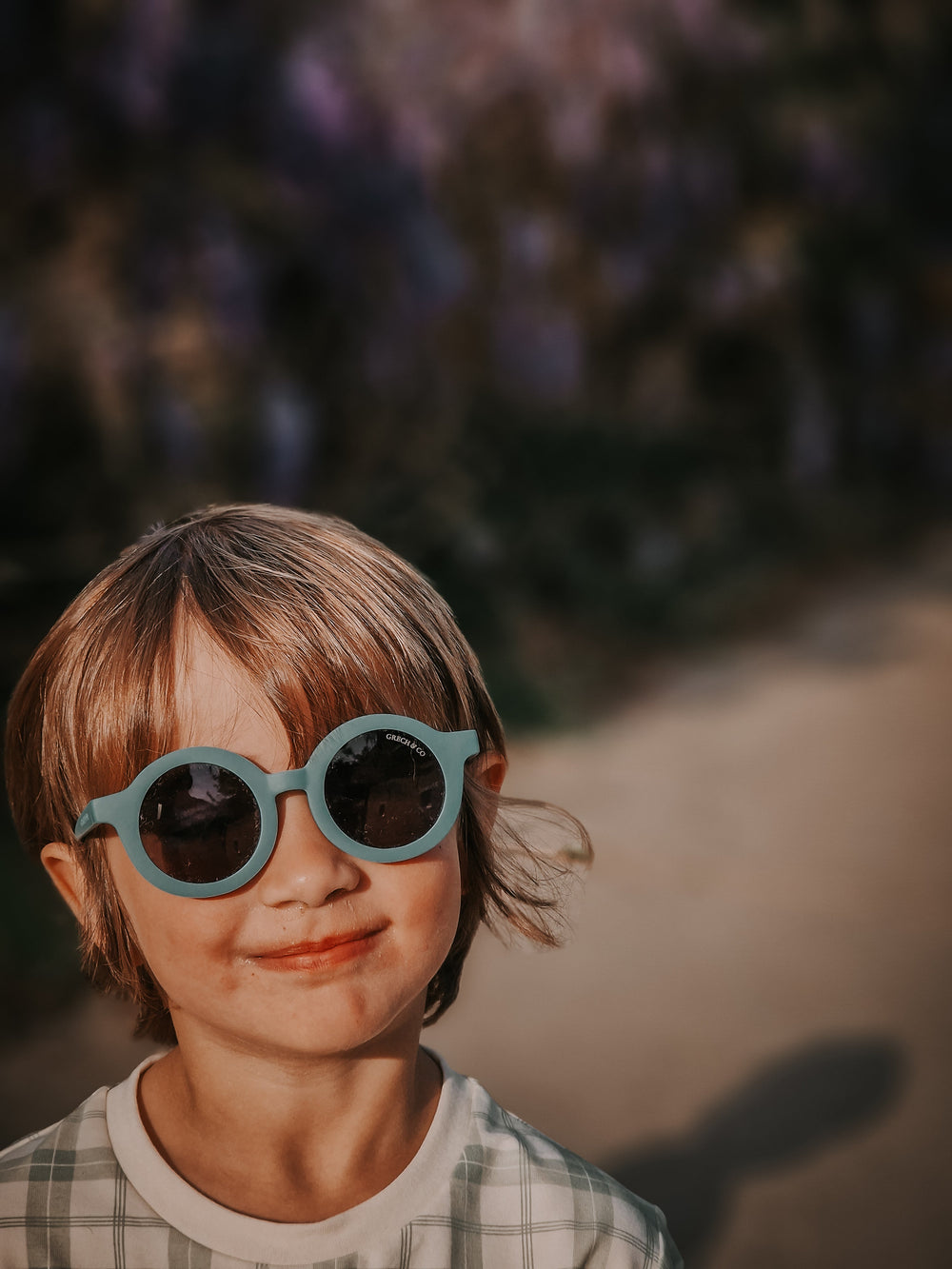 Original Round Sustainable Sunglasses | Bio-Based  Bendable Polarized | Fern