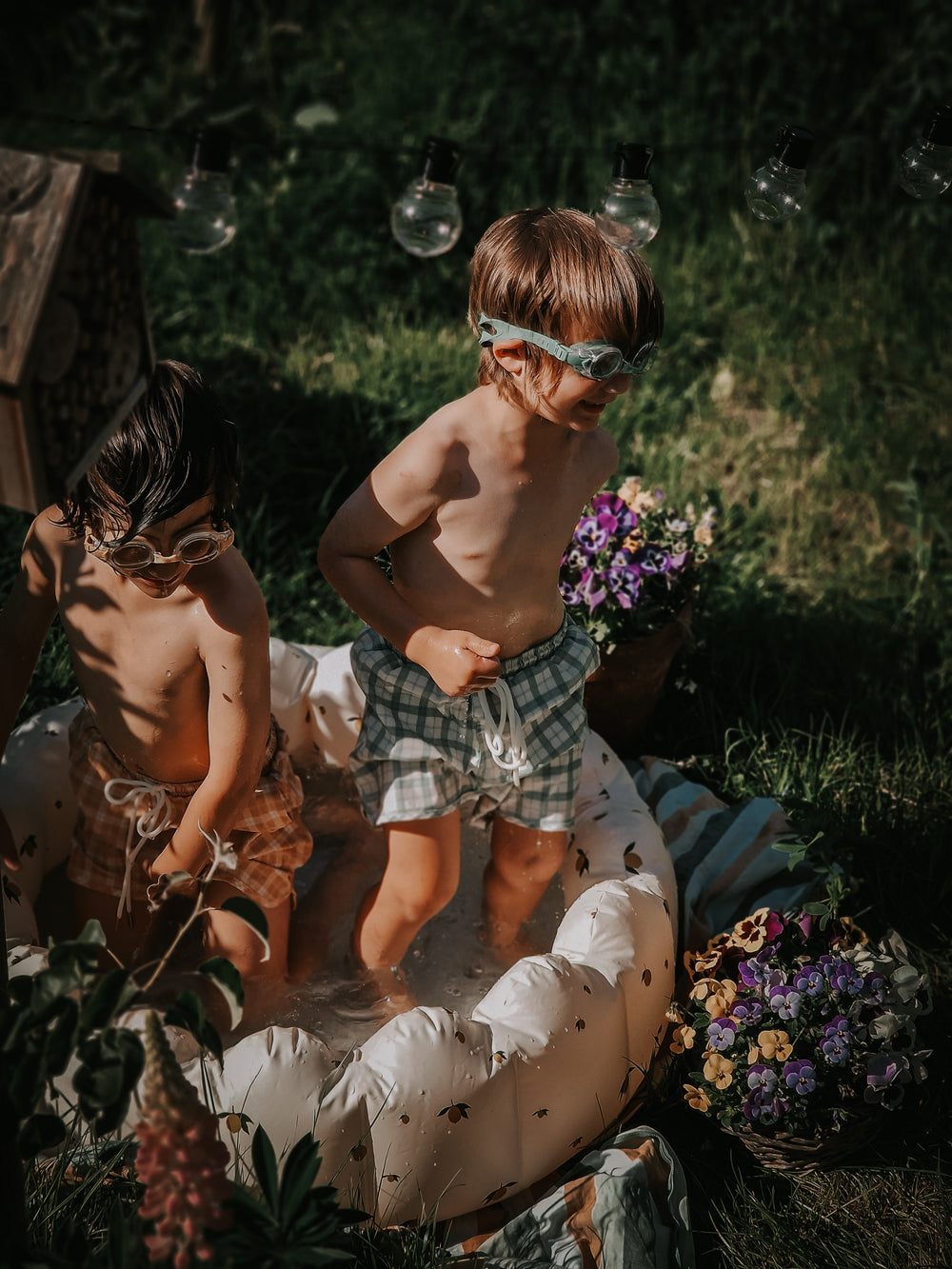 Swim Trunks | UPF + Recycled - Fern Plaid | Pre-Order SS27