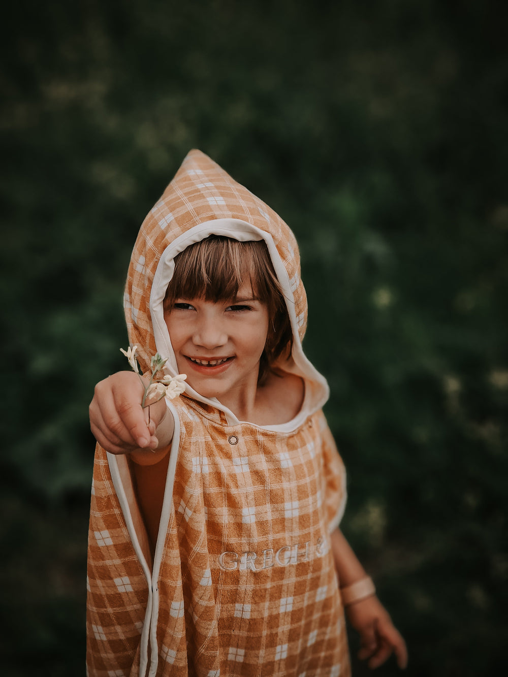Bathing Towel Poncho | Organic Cotton - Buckwheat | Pre-Order SS27