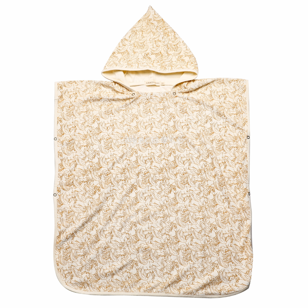 Bathing Towel Poncho | Organic Cotton - Pegasus | Pre-Order SS27