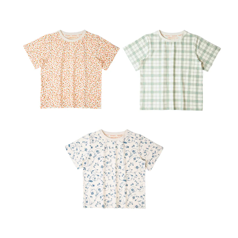 Oversized T-Shirt | Organic Cotton Jersey - Sunset Meadow | Pre-Order SS27