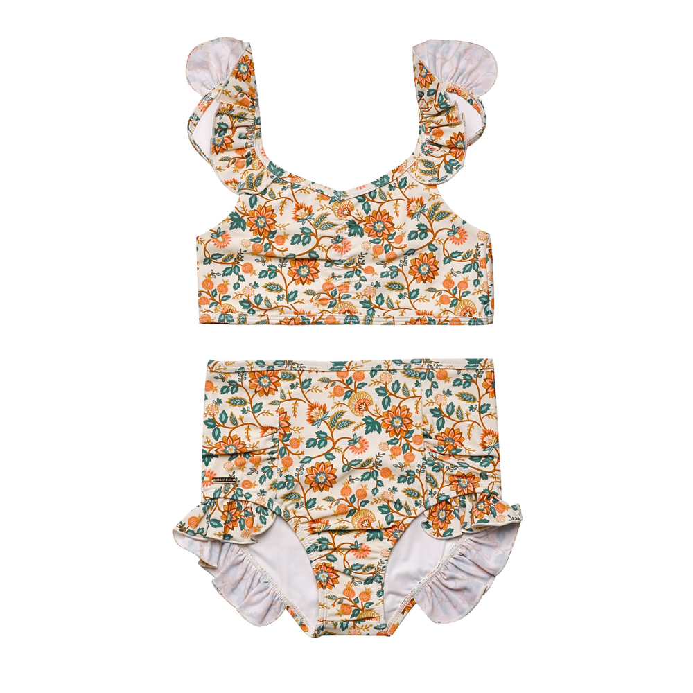 Ruffle 2 Piece Bikini | UPF + Recycled - In Bloom