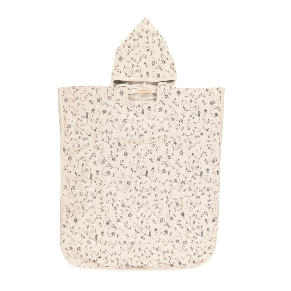 Bathing Towel Poncho | Organic Cotton - Scandi Floral | Pre-Order SS27
