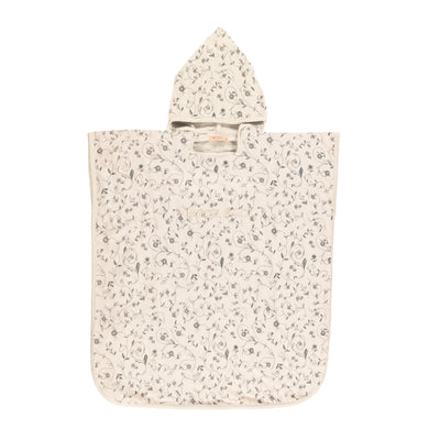 Bathing Towel Poncho ~ Scandi Floral