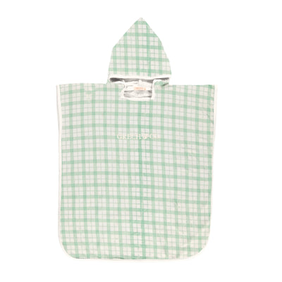 Bathing Towel Poncho ~ Fern Plaid