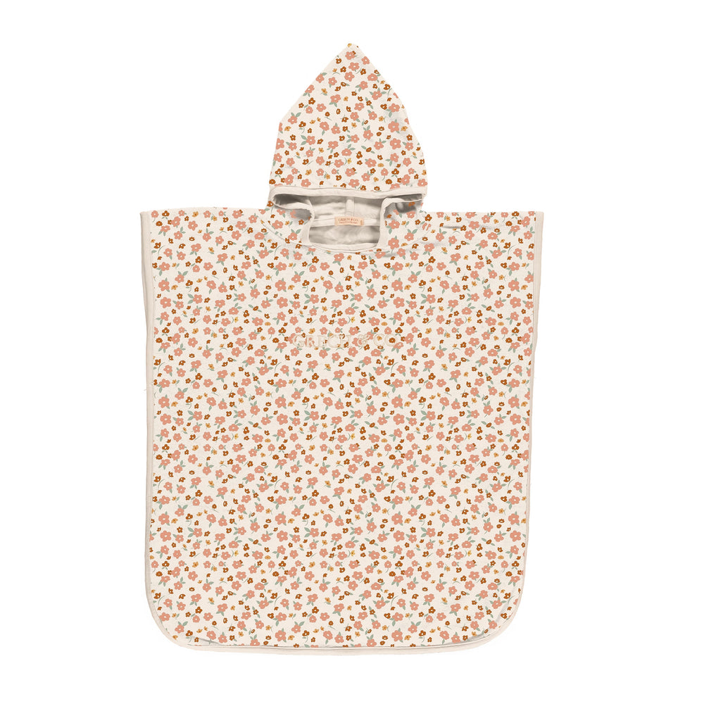 Bathing Towel Poncho | Organic Cotton - Sunset Meadow | Pre-Order SS27