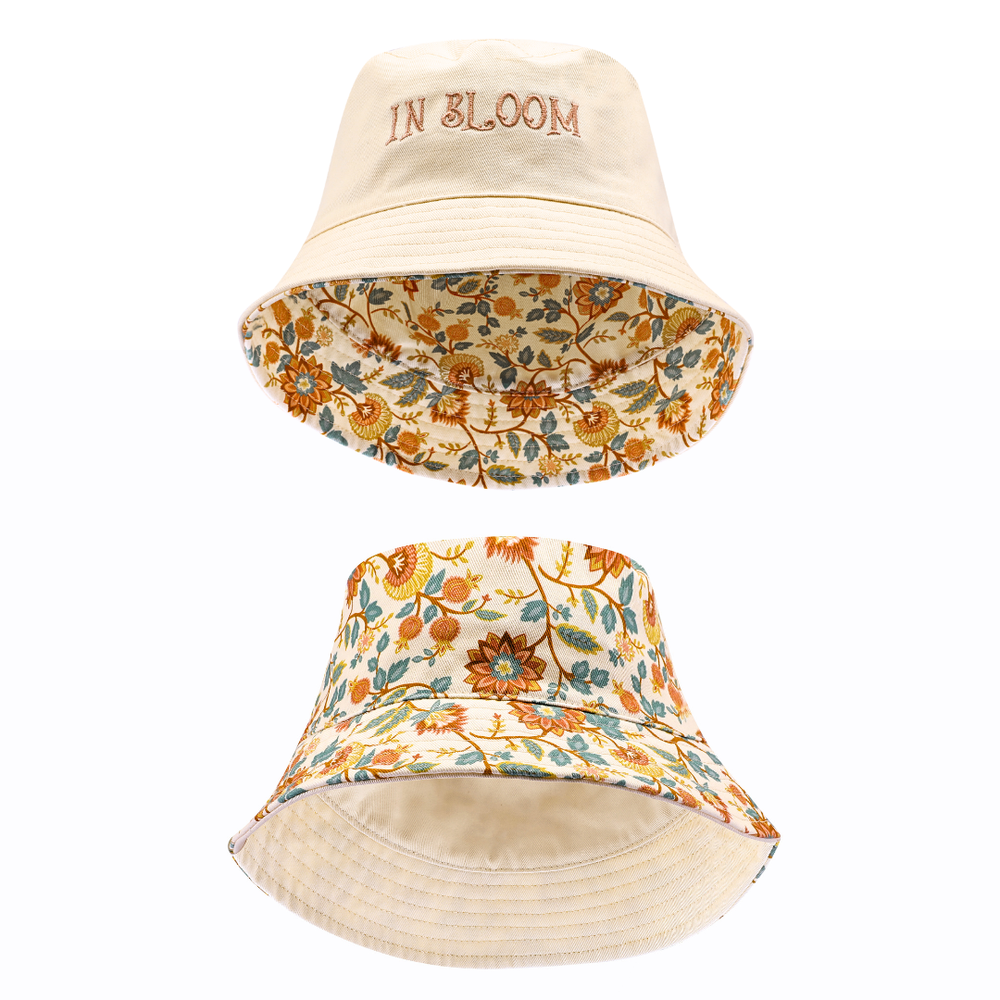 Reversible Bucket Hat | Organic Cotton - In Bloom | Pre-Order SS27