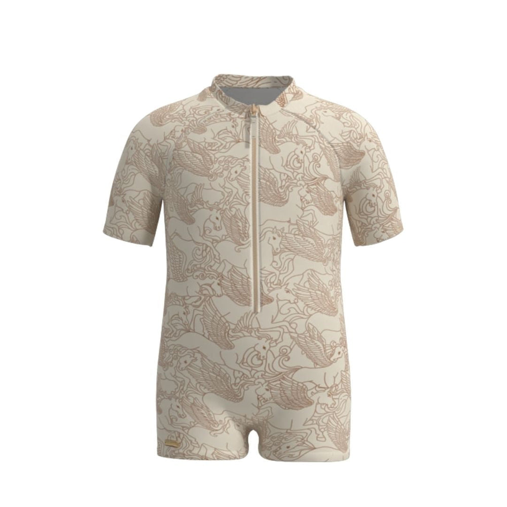 Short Sleeve Rashguard Swimsuit | UPF + Recycled - Pegasus