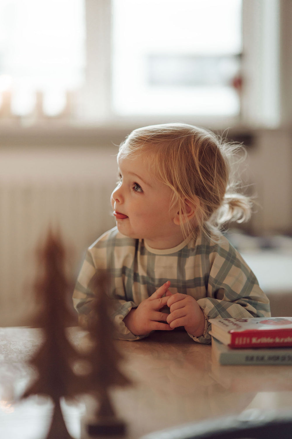 Smock Bib | Fern Plaid