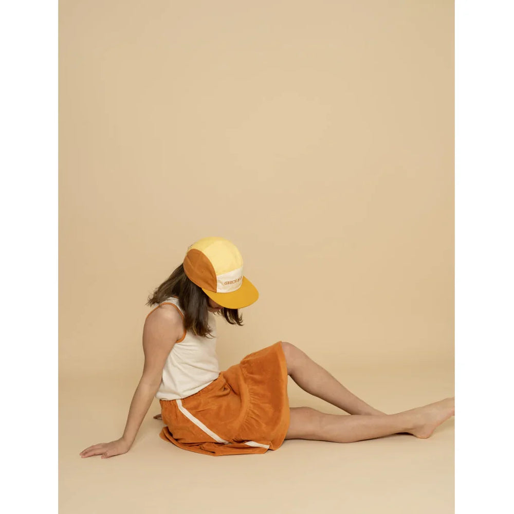 5 Panel Hat | Anti UV Mellow Yellow + Sienna | Pre-Order SS27