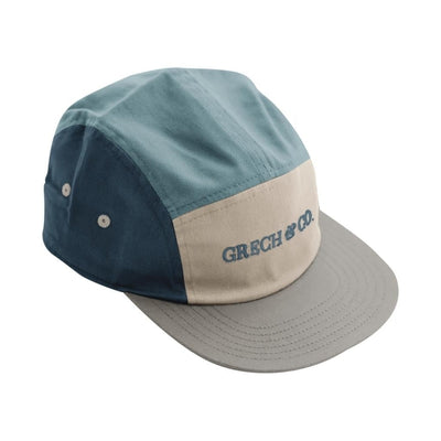 5 Panel Hat ~ Sky Blue + Desert Teal