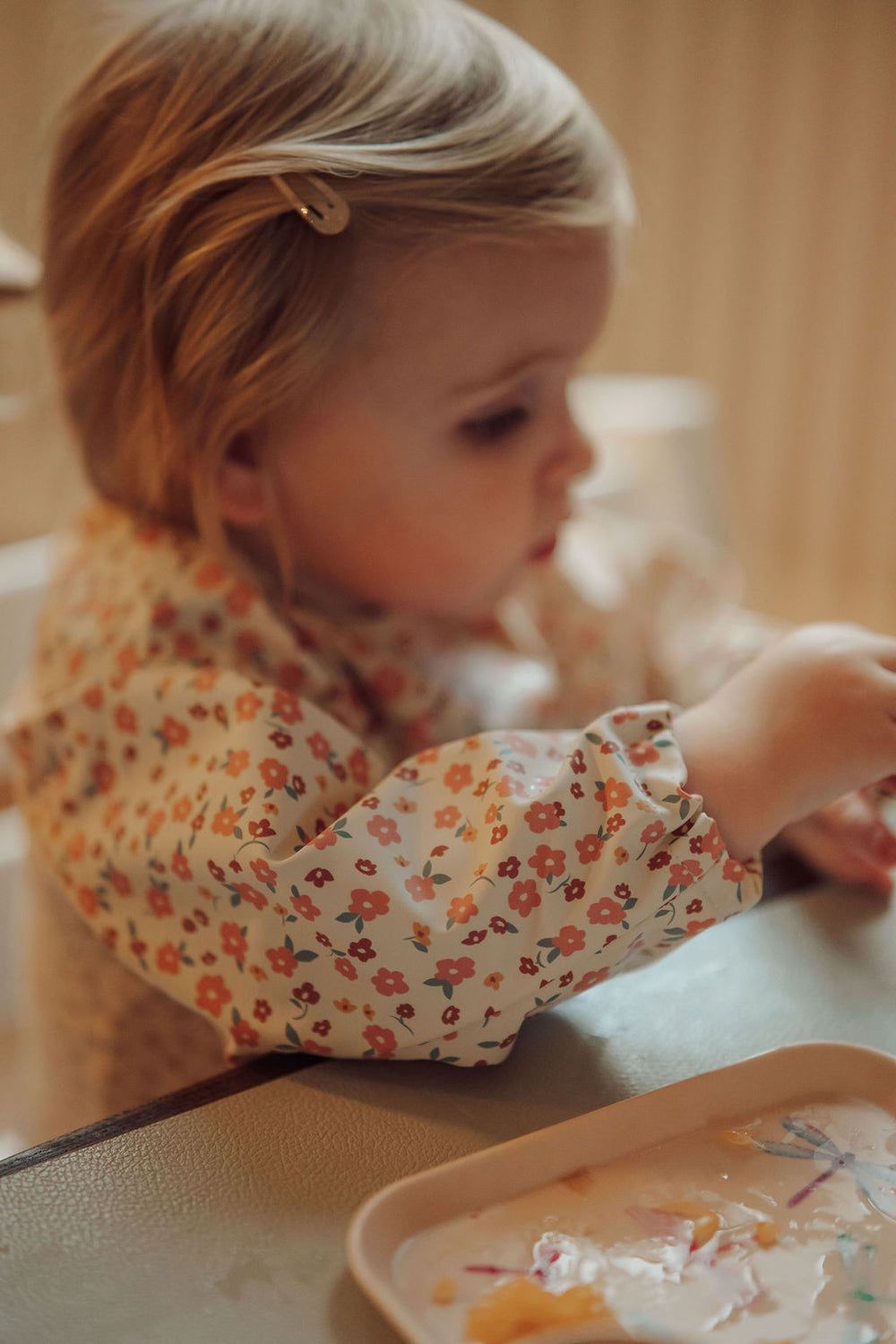 Smock Bib | Sunset Meadow