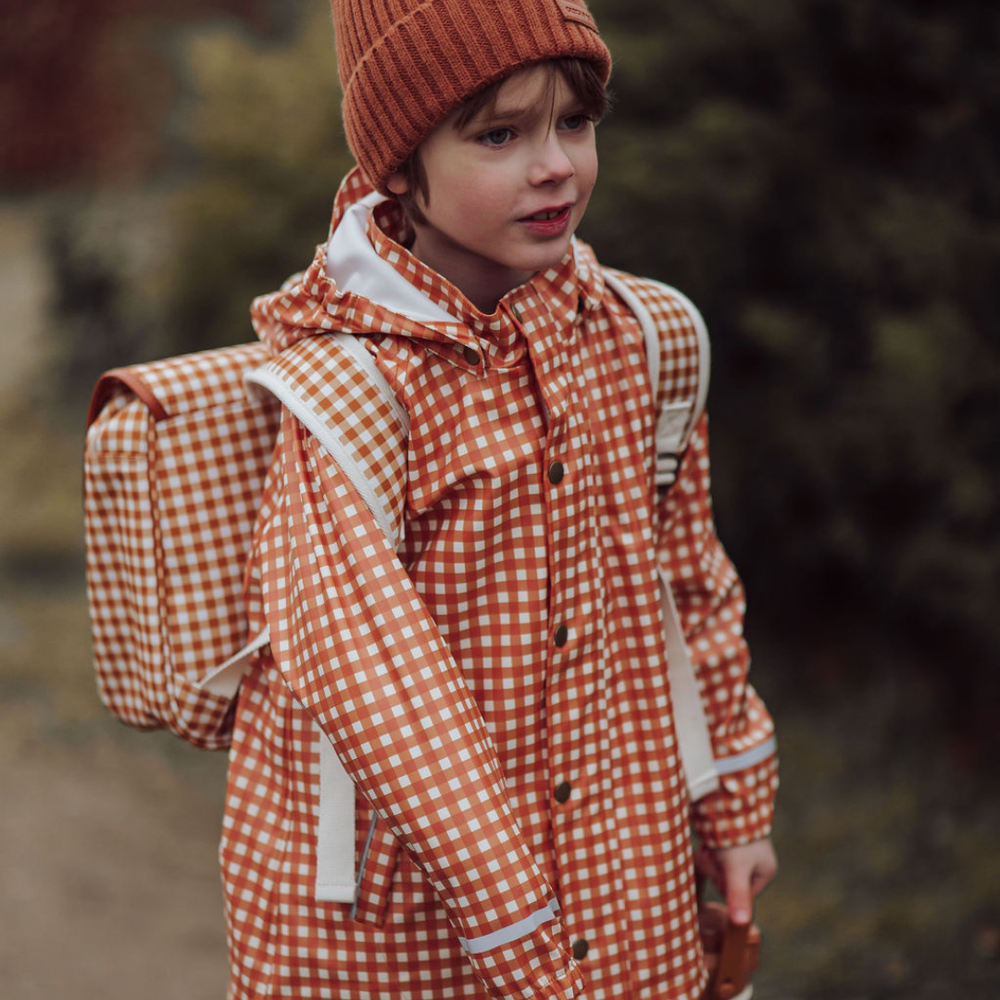 Fishtail Rain Jacket | Sienna Gingham