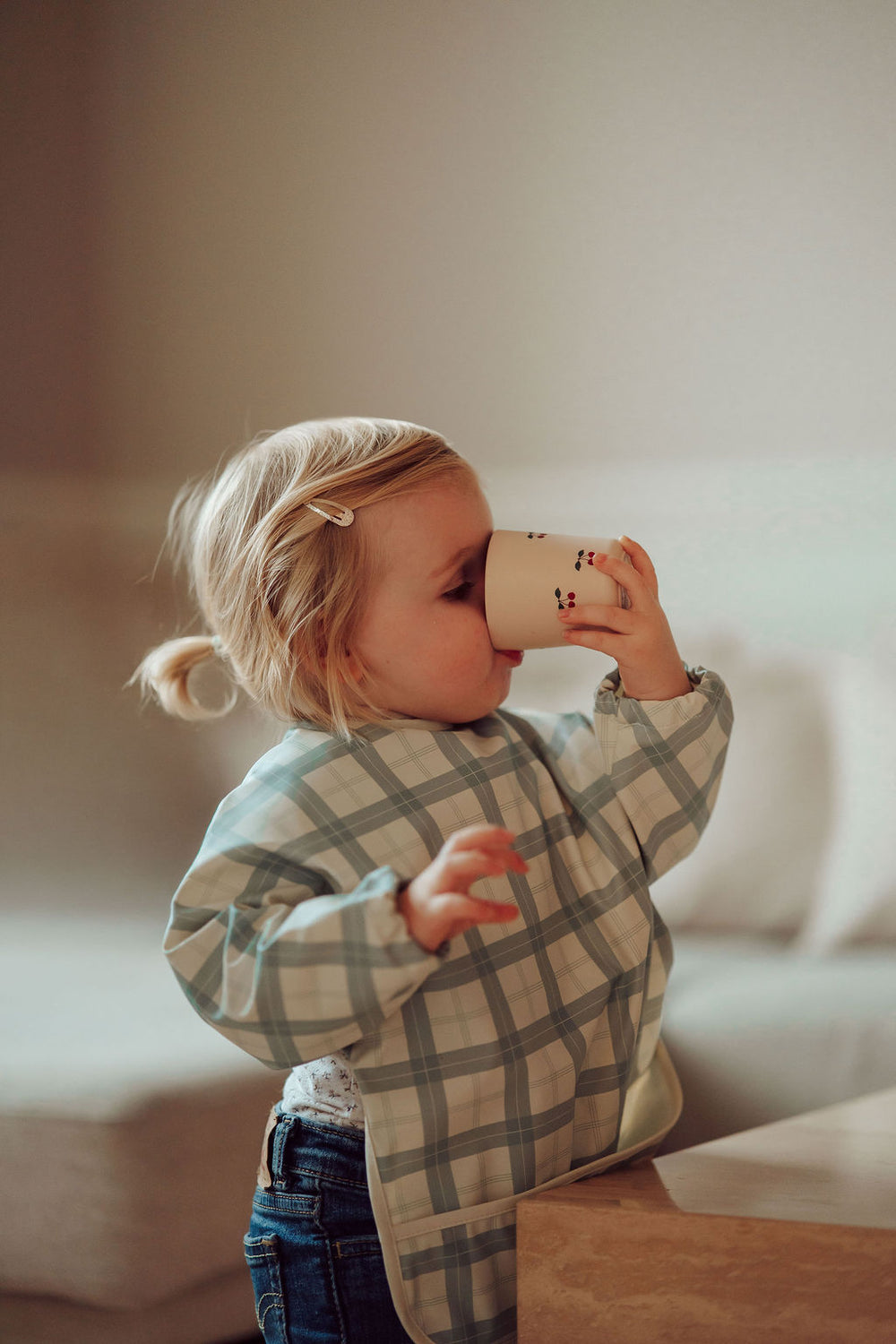 Smock Bib | Fern Plaid