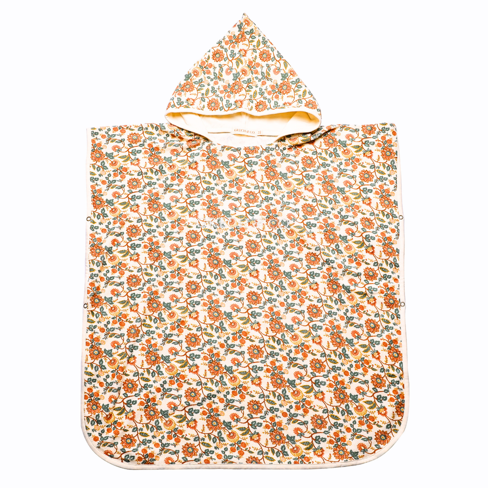 Bathing Towel Poncho | Organic Cotton - In Bloom | Pre-Order SS27