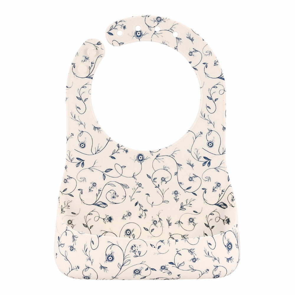 Silicone Bib | Scandi Floral | GCO2284 | Seaside Saddle Club | Pre-Order