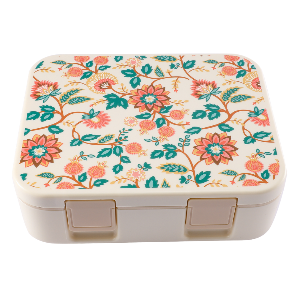 3 Compartment Leakproof Lunchbox | In Bloom | GCO2278 | Lille Cottage Club | Pre-Order