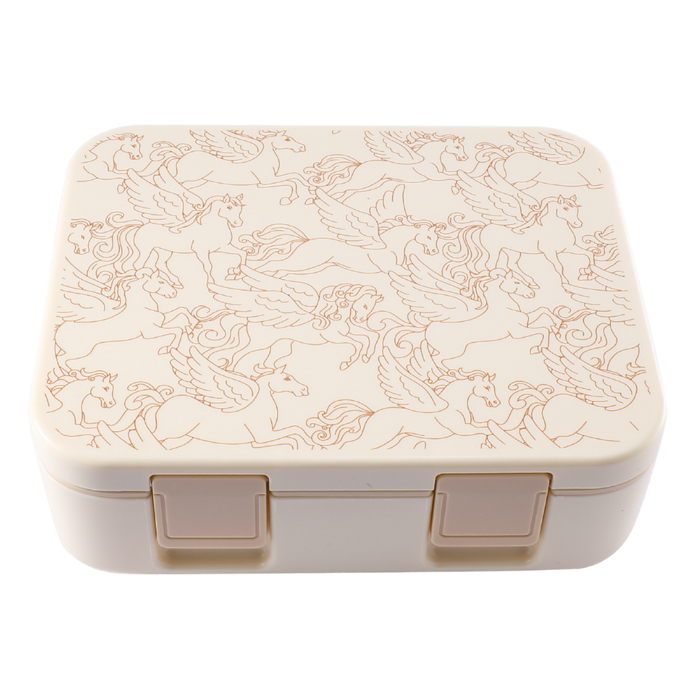 3 Compartment Leakproof Lunchbox | Pegasus | GCO2278 | Lille Cottage Club | Pre-Order