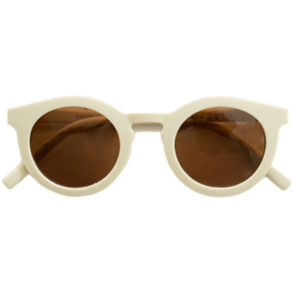 GRECH & CO. Classic: Recycled Plastic & Polarized Sunglasses - Adult Sunglasses Buff