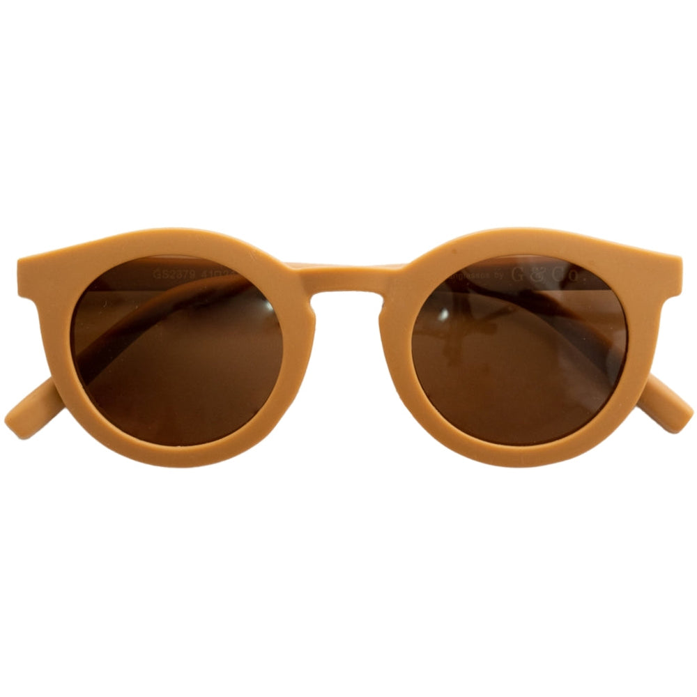 GRECH & CO. Classic: Recycled Plastic & Polarized Sunglasses - Child Sunglasses Spice