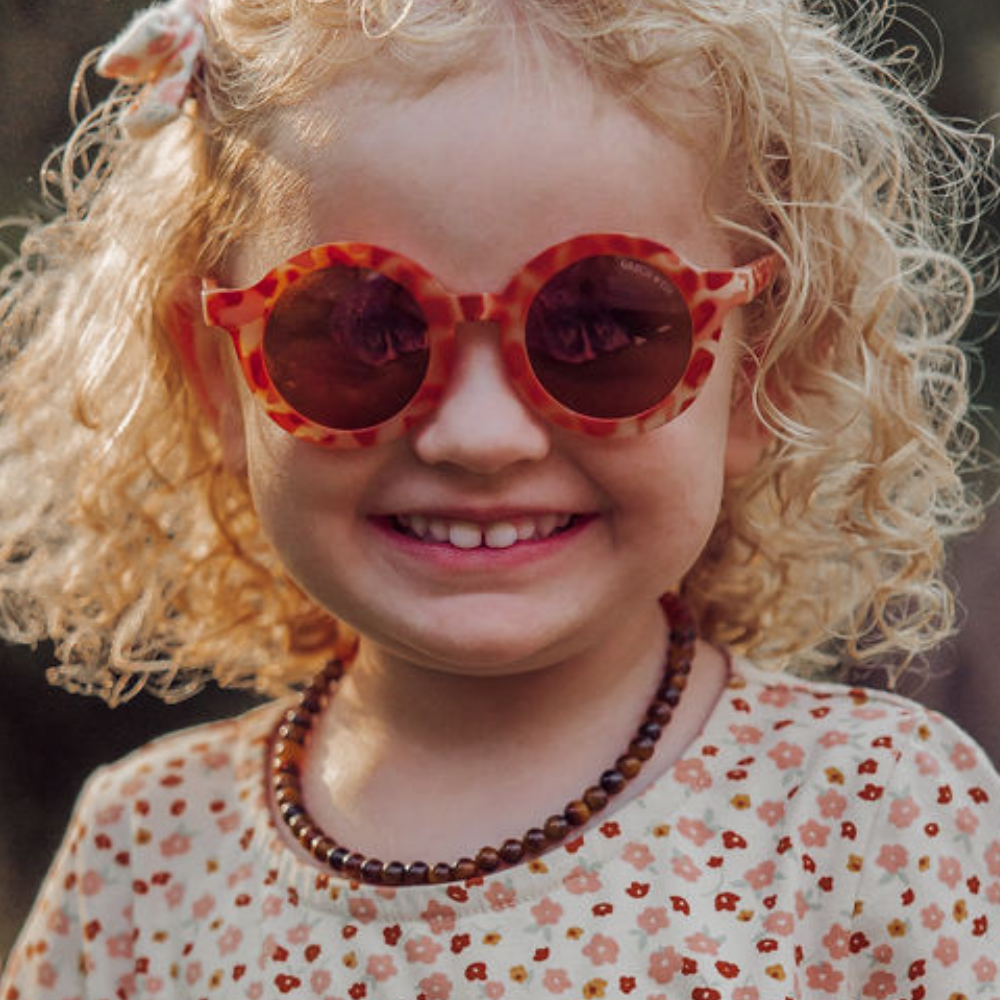 Original Round Sustainable Sunglasses | Bio-Based Bendable Polarized | Sunset Tortoise | Pre-Order SS27