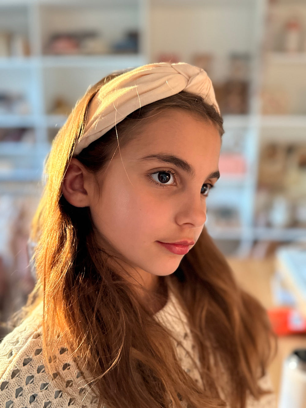 Classic Knot Headband | Organic Cotton | Sand