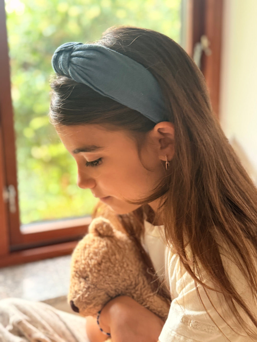 Classic Knot Headband | Organic Cotton | Desert Teal