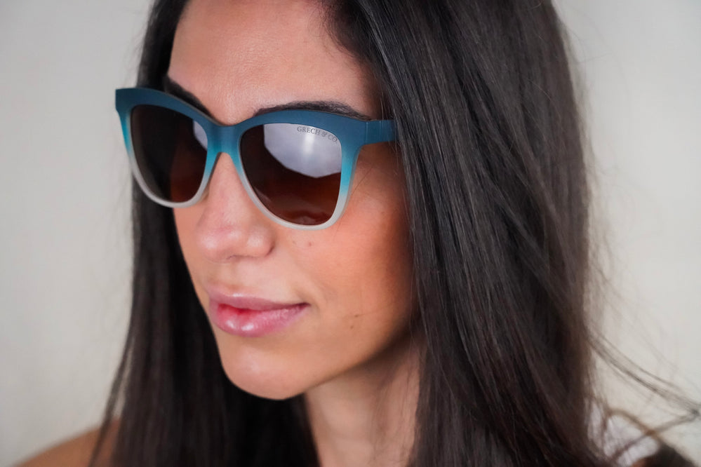Iconic Wayfarer Ombre | Polarized Sunglasses | Desert Teal Ombre | Pre-Order SS27