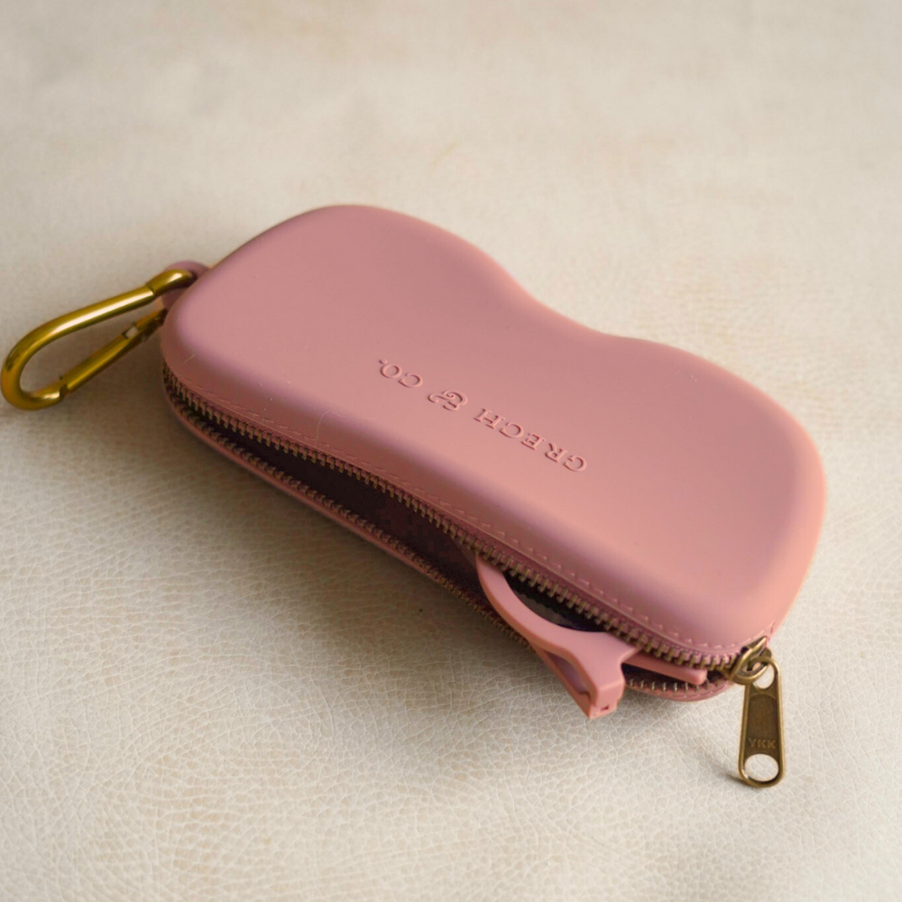 Zip + Go Case | Soft Silicone | Heather Rose | Pre-Order SS27