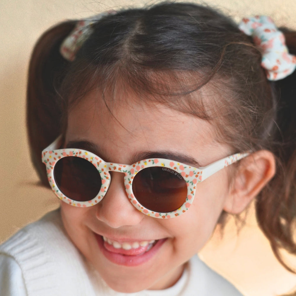 Pigtail Bow Hair Clips Set of 2 | Organic | Sunset Meadow | Pre-Order SS27