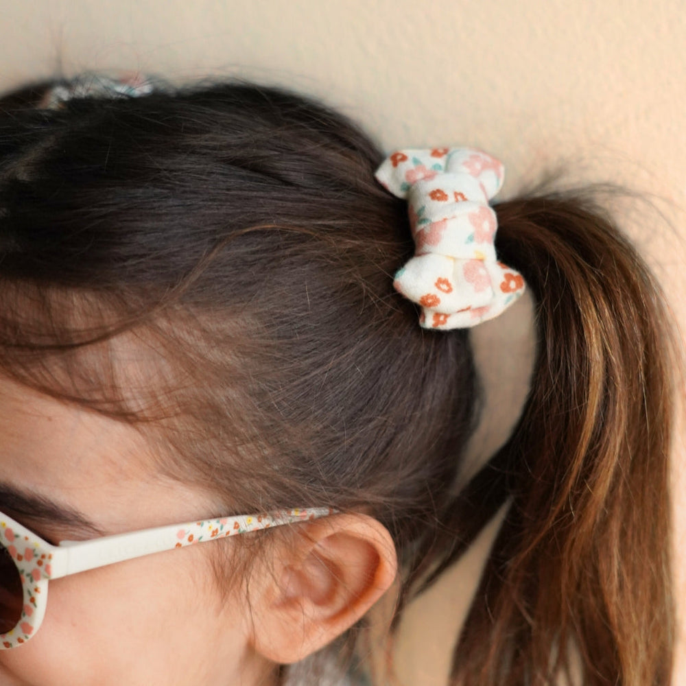 Pigtail Bow Hair Clips Set of 2 | Organic | Sunset Meadow | Pre-Order SS27