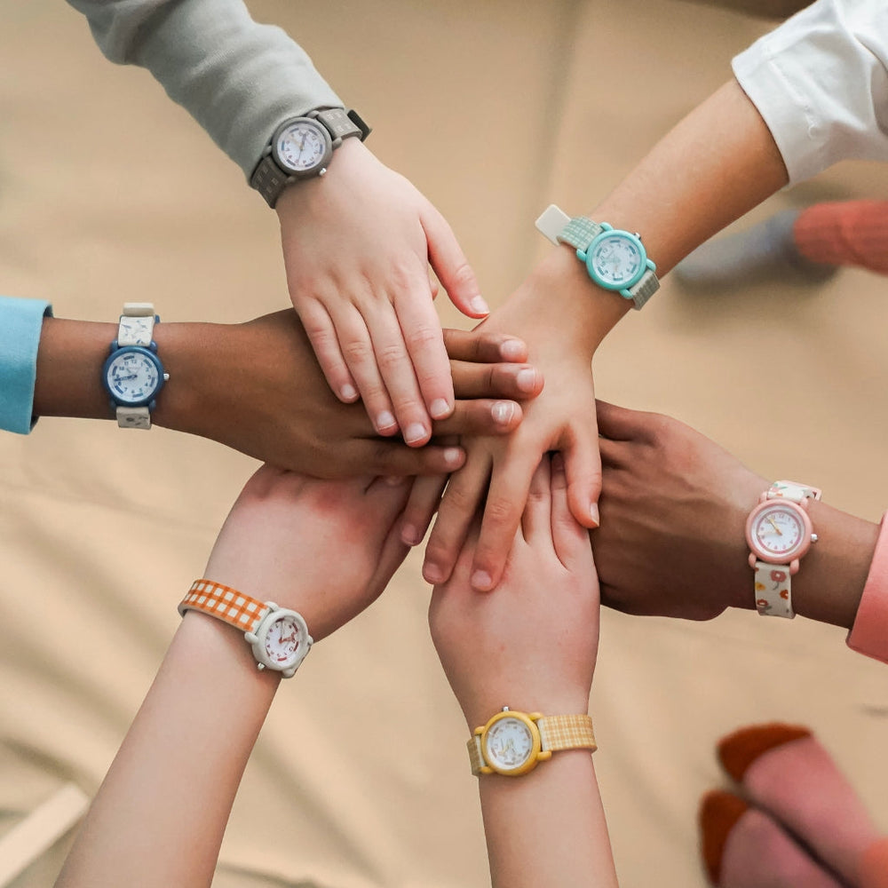 Classic Watches | Silicone + Stainless Steel | Fern Plaid | Pre-Order SS27