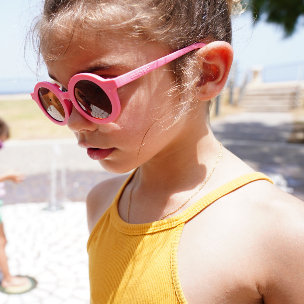 Original Round Sustainable Sunglasses | Bio-Based Bendable Polarized | Bubble Gum | Pre-Order SS27
