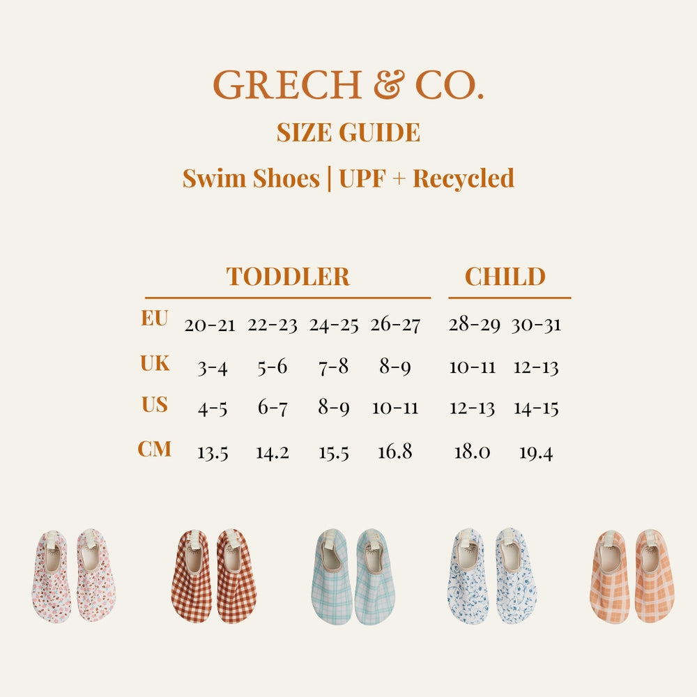 Swim Shoes |  UPF + Recycled | Lille Cottage Club