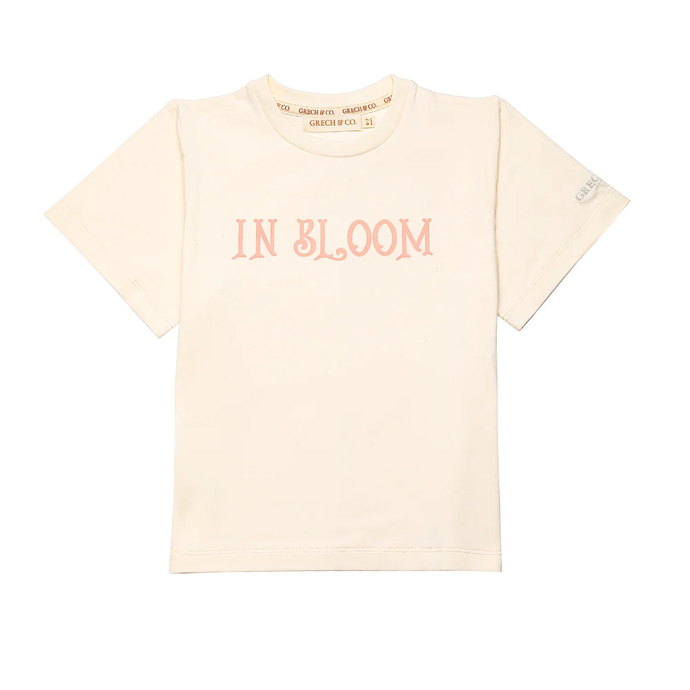 Oversized T-Shirt | Organic Cotton Jersey - In Bloom