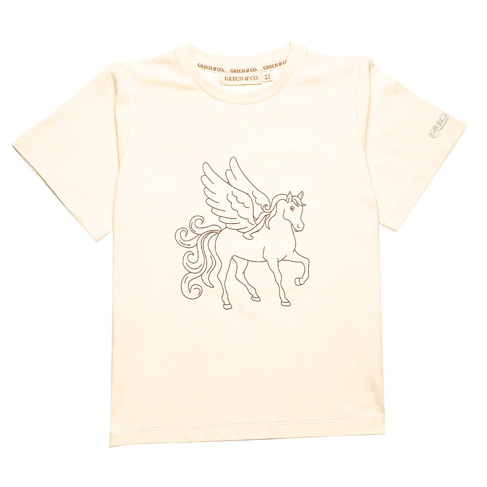 Oversized T-Shirt | Organic Cotton Jersey - Pegasus