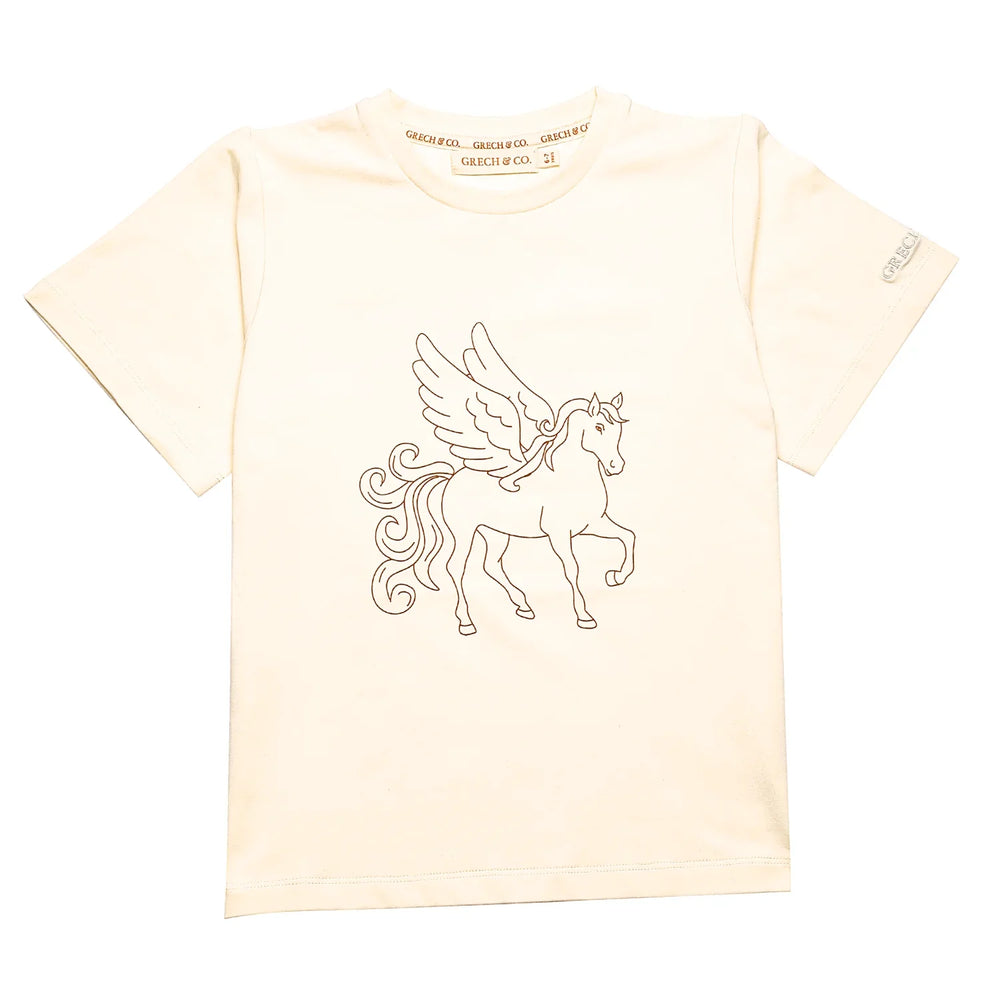 Oversized T-Shirt | Organic Cotton Jersey - Pegasus | Pre-Order SS27