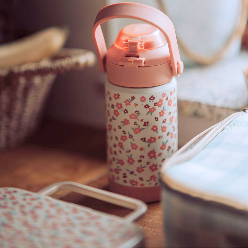 Sip + Chug 2 in 1 Thermo Water Bottle 12 oz. | Sunset Meadow