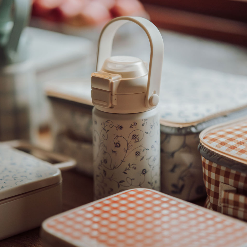 Sip + Chug 2 in 1 Thermo Water Bottle 12 oz. | Scandi Floral