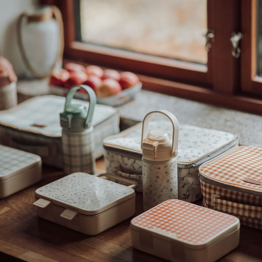 3 Compartment Leakproof Lunchbox | Sunset Meadow