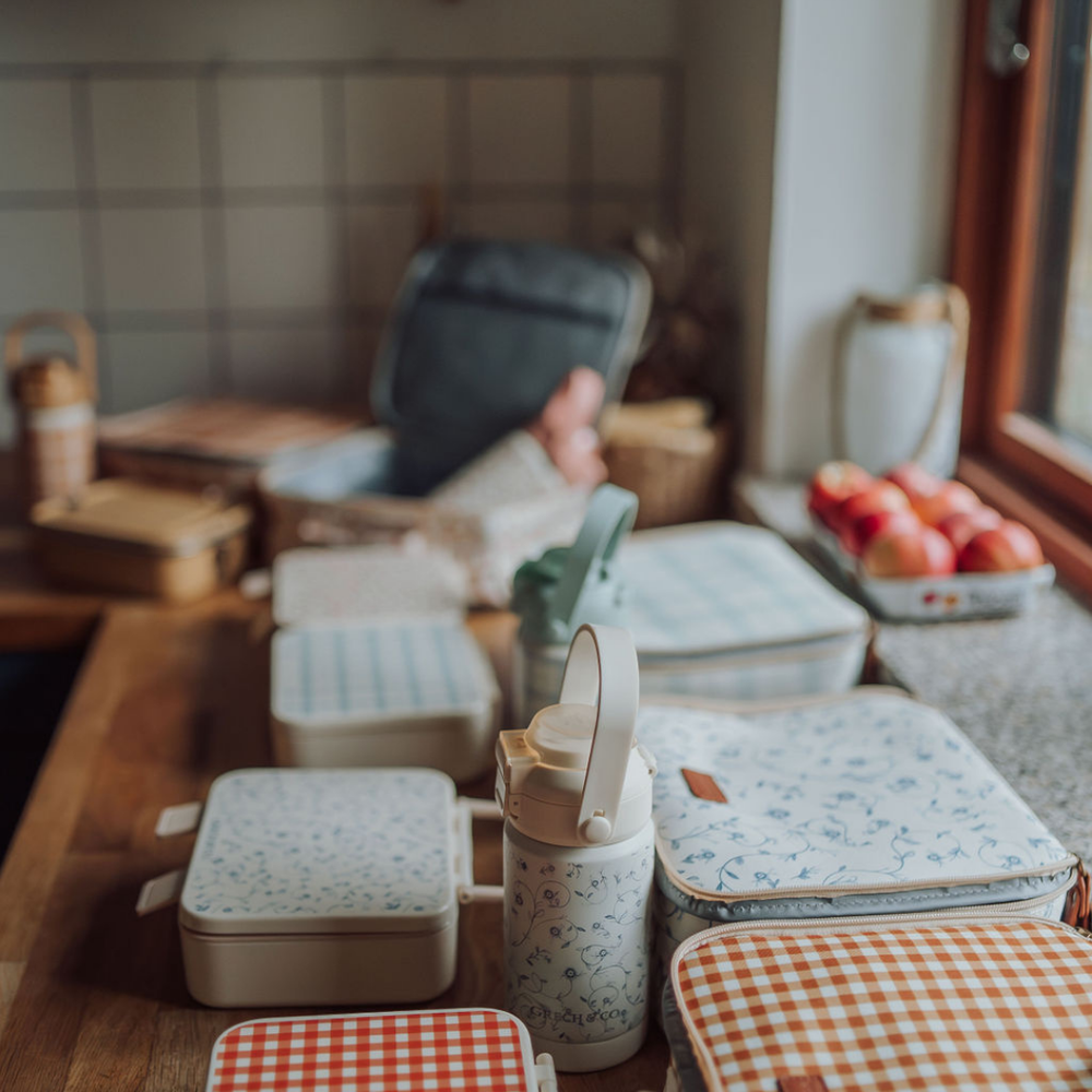 3 Compartment Leakproof Lunchbox | Scandi Floral